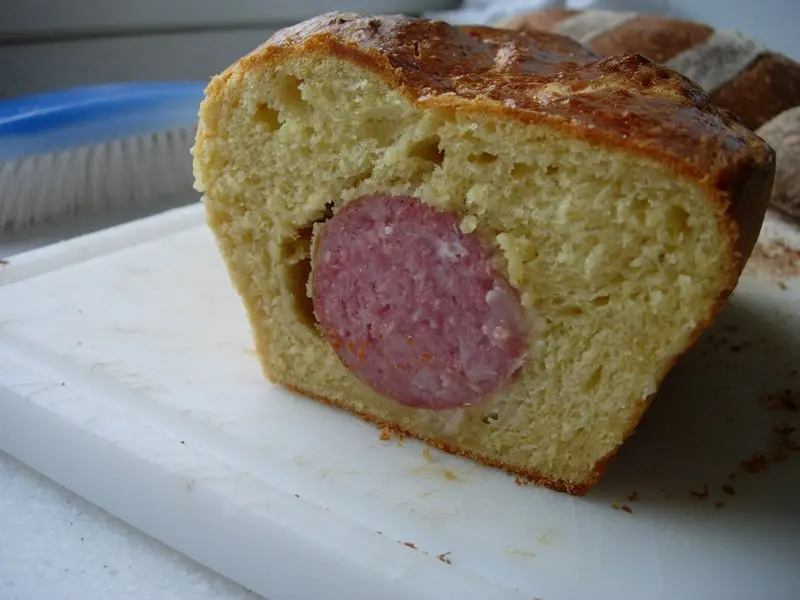 Enrollado brioche de Salchicha de Morteau