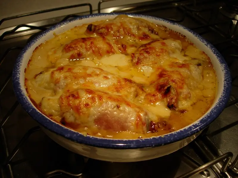 Endivias gratinadas