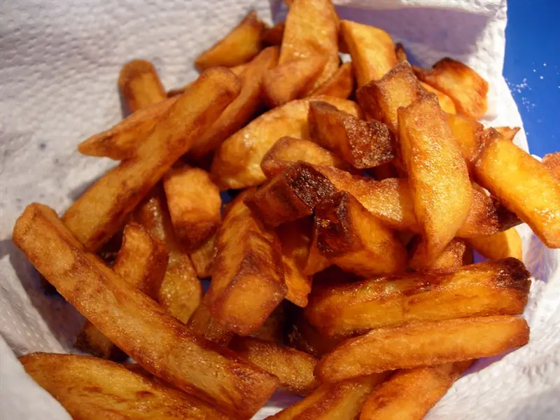 Patatas fritas caseras