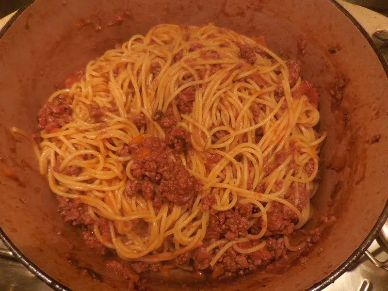 Espagueti boloñesa