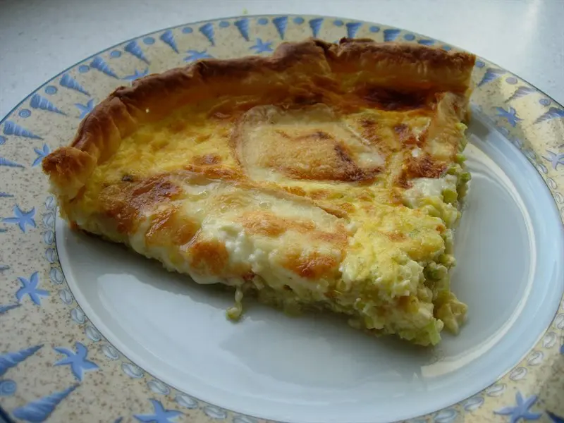 Tarta con queso Maroilles