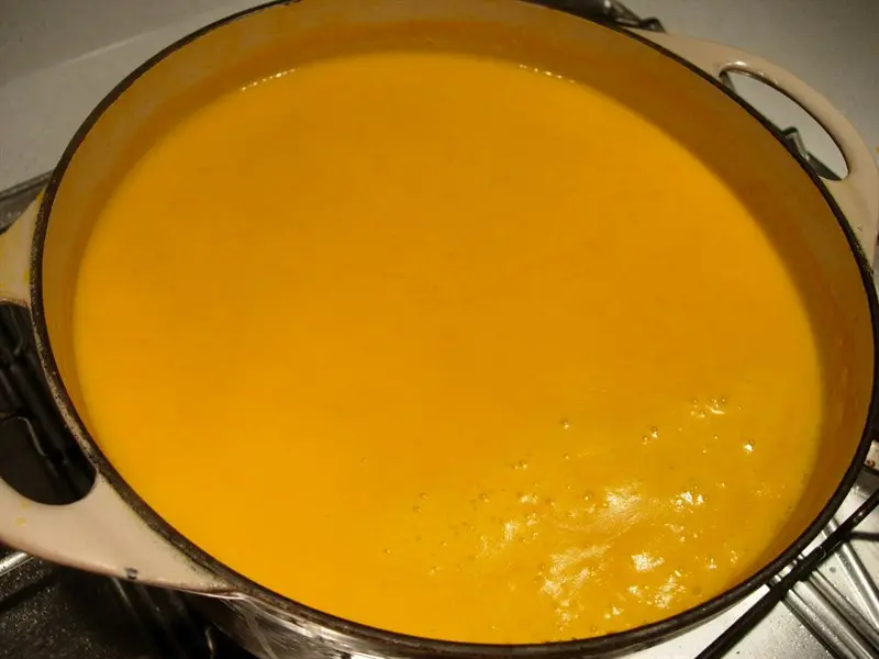 Sopa de calabaza-potimarrón