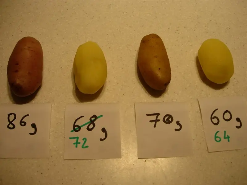Cocinar patatas en agua