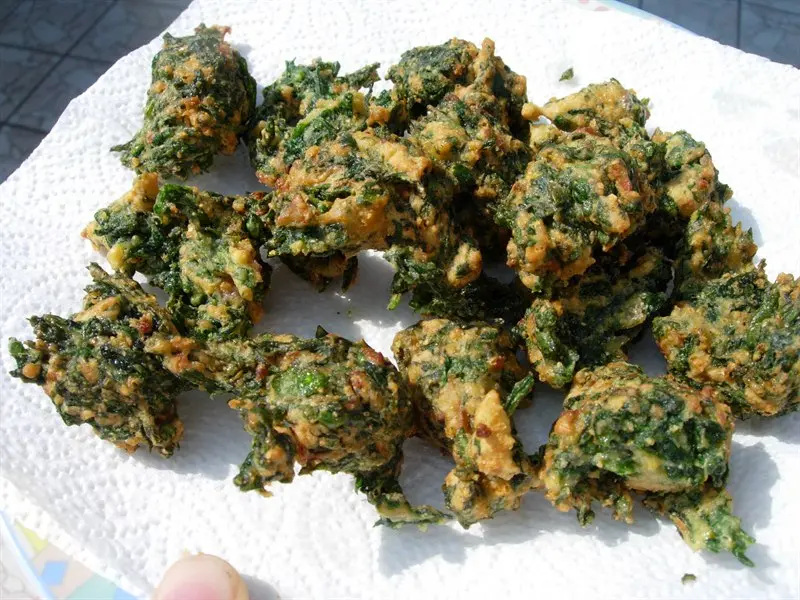 Buñuelos de espinaca