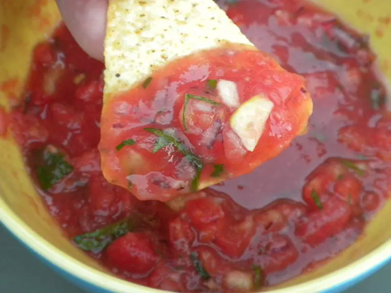 Salsa de tomate picante