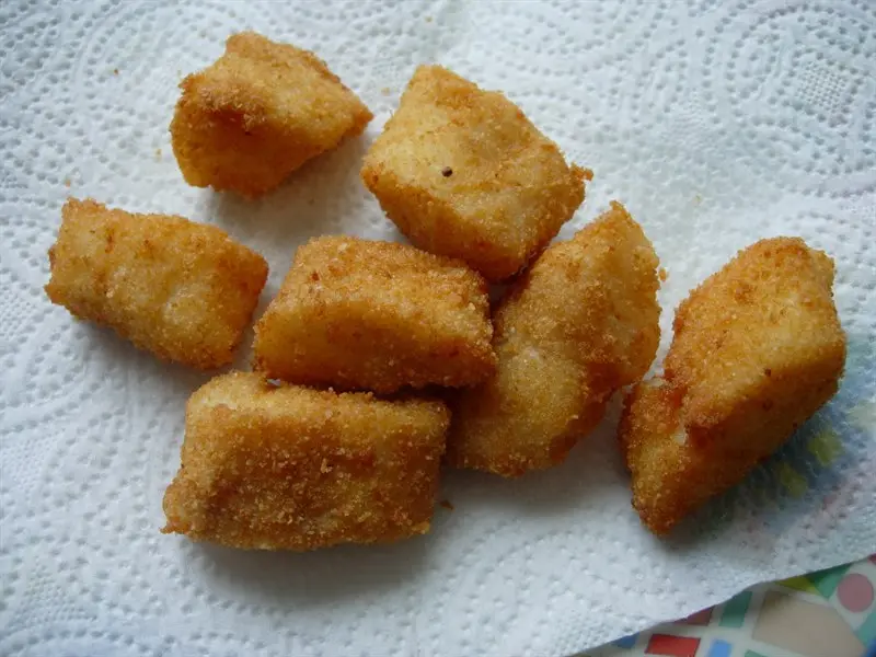 Trocitos de pescado crujientes