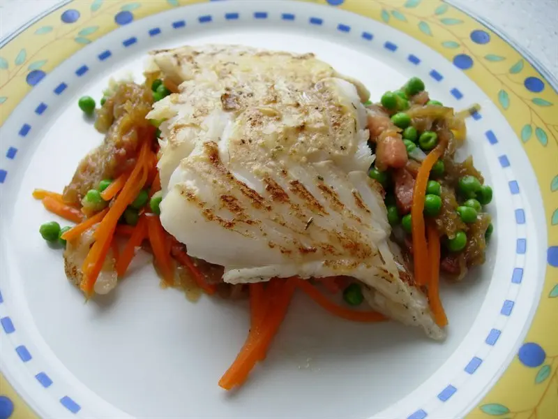 Filete de carbonero en dos cocciones