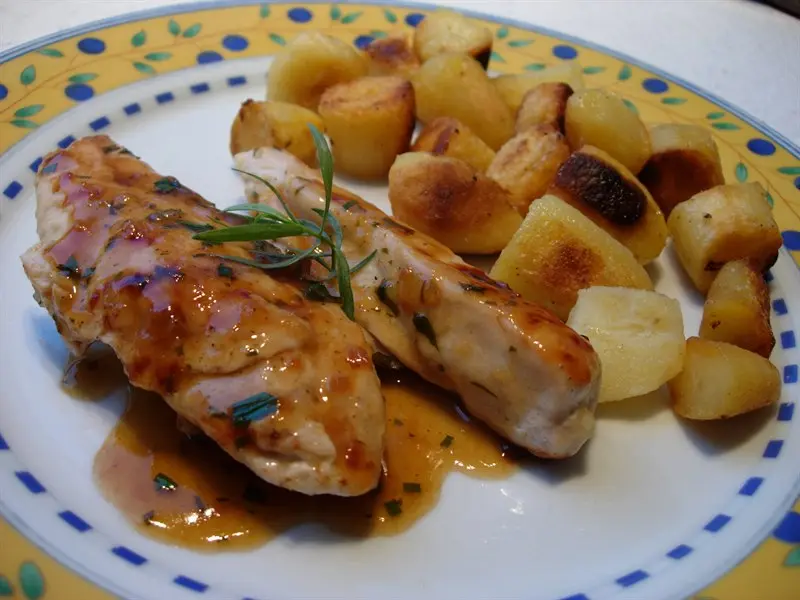 Pechugas de pollo al estragón