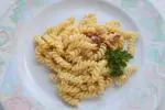 Pasta con crema a la mostaza