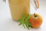 Compota de manzana con verbena