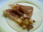 Samosas de peras y nueces caramelizadas