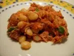 Frijoles con tomate