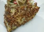 Pescado en costra de semillas