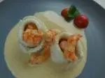 Turbante de lenguado con cigalas