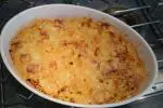 Gratinado de pasta con mozzarella