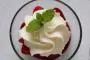 Fresas a la reducción de vino tinto, tomillo y limon