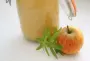 Compota de manzana con sabor a verbena fresca.