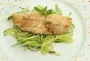 Filete de salmonete con calabacines