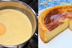 Preparación de base para flan