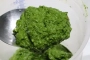 pesto con pistachos y espinacas