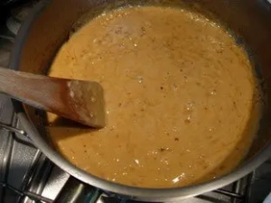 La crema y las salsas