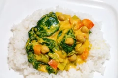 Curry indio de verduras