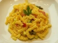 Pasta con espárragos verdes