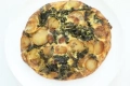 Quiche de espinacas y patatas sin masa