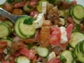 Ensalada griega con pollo