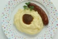 Salchichas y puré