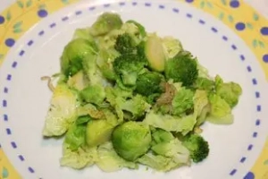 Doble cocción de las verduras
