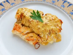 Lomo de bacalao con azafrán